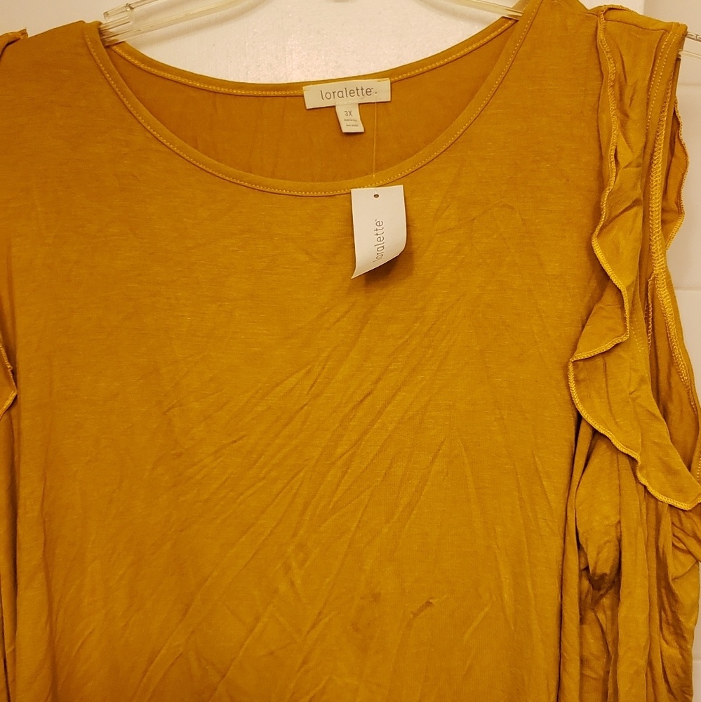 New with tags size 3X top from Loralette.